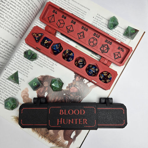 Blood Hunter themed Dice Case