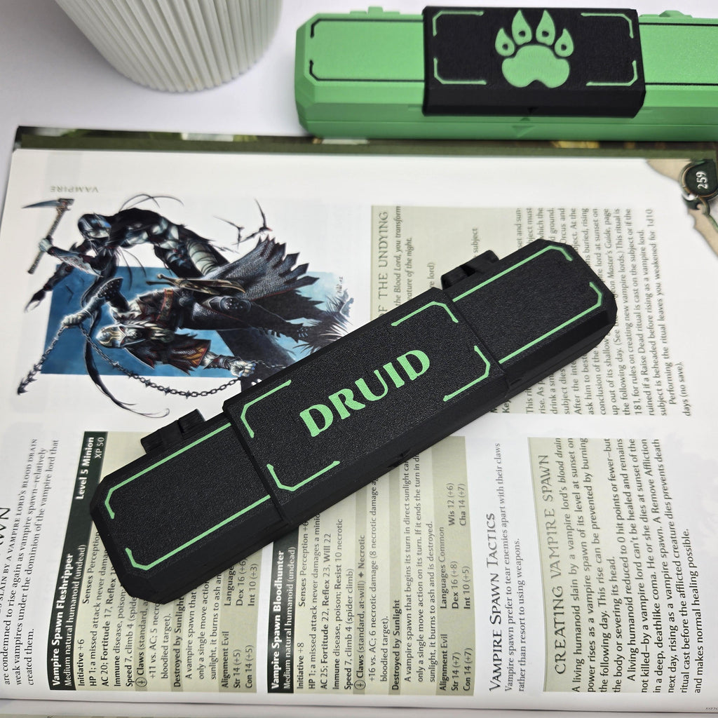 Druid themed Dice Case