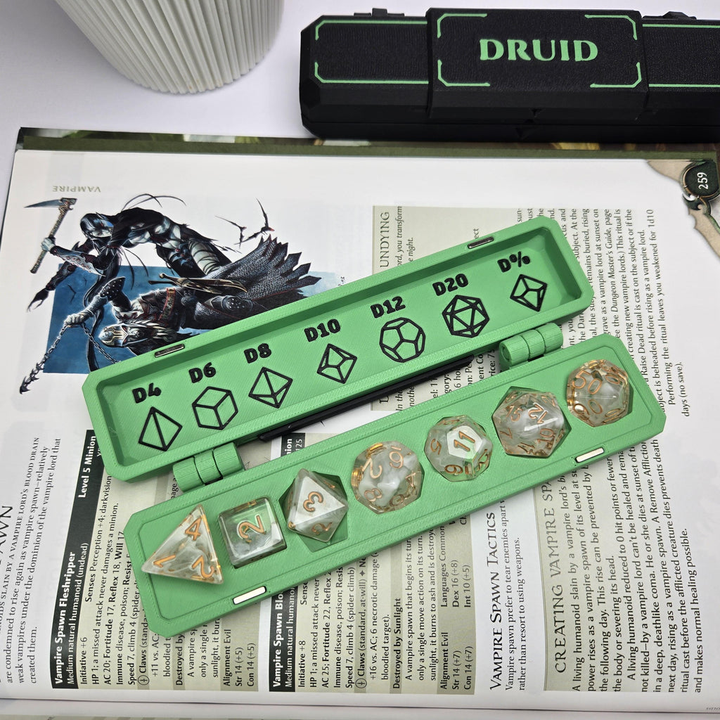 Druid themed Dice Case
