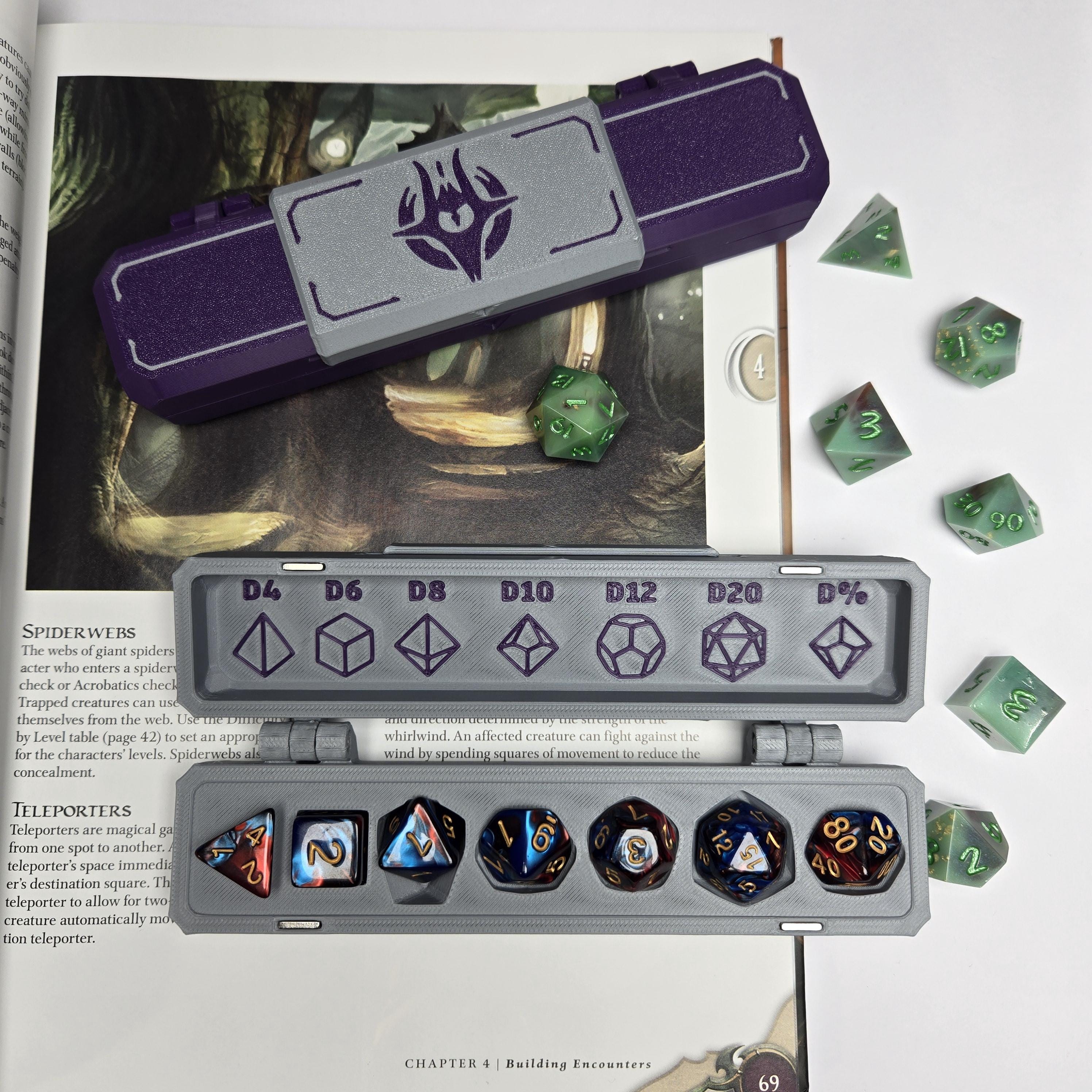 Warlock themed Dice Case