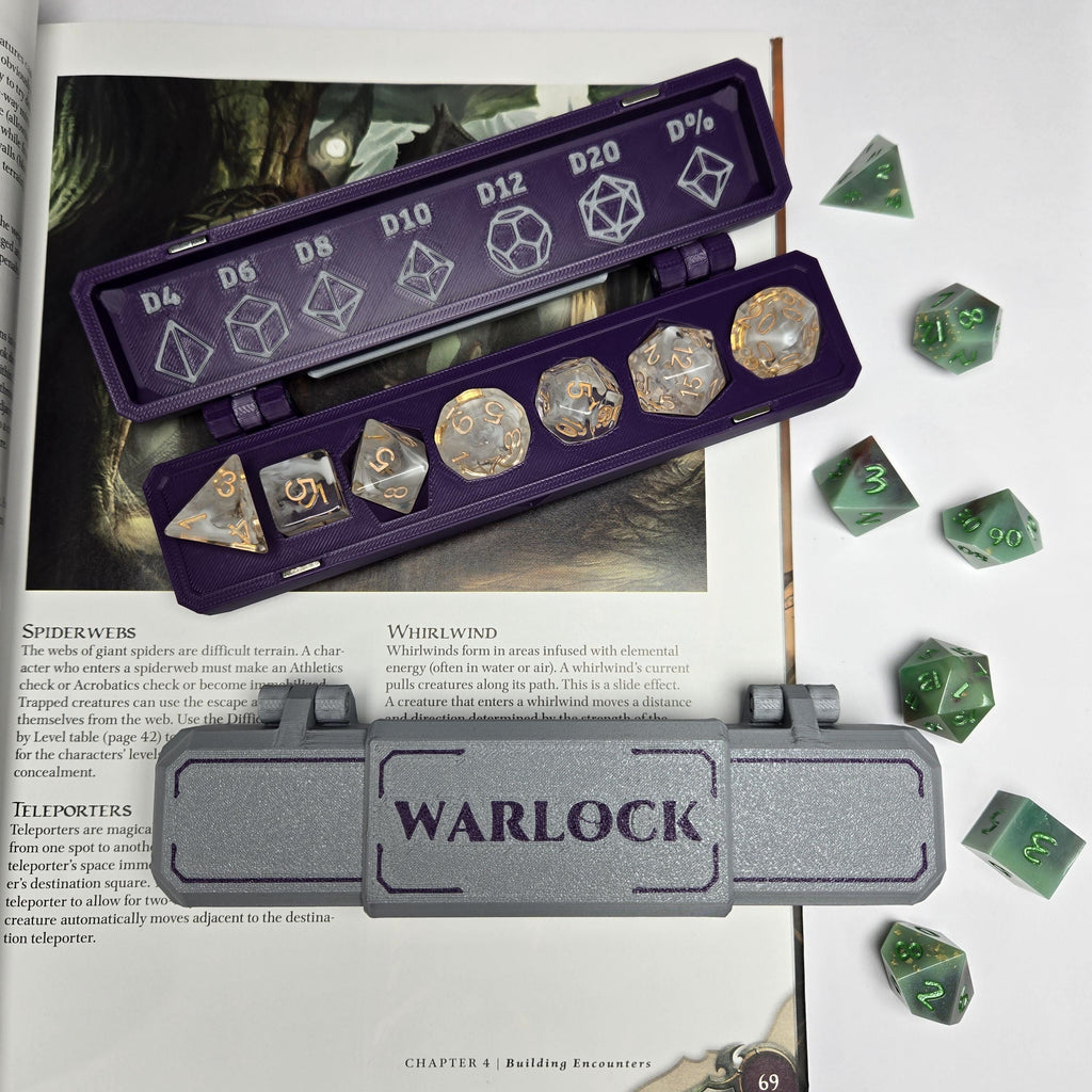 Warlock themed Dice Case