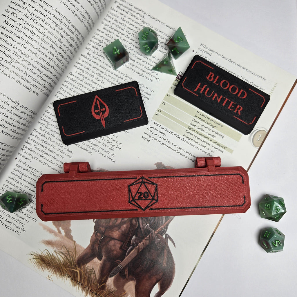 Blood Hunter themed Dice Case
