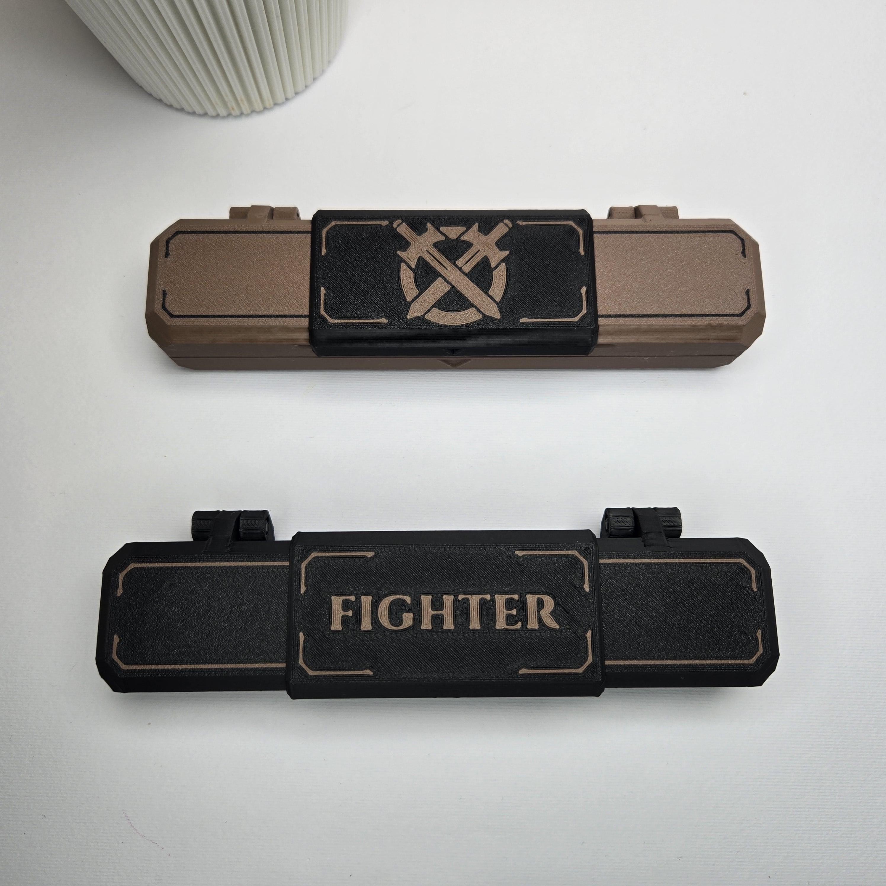 Fighter themed Dice Case
