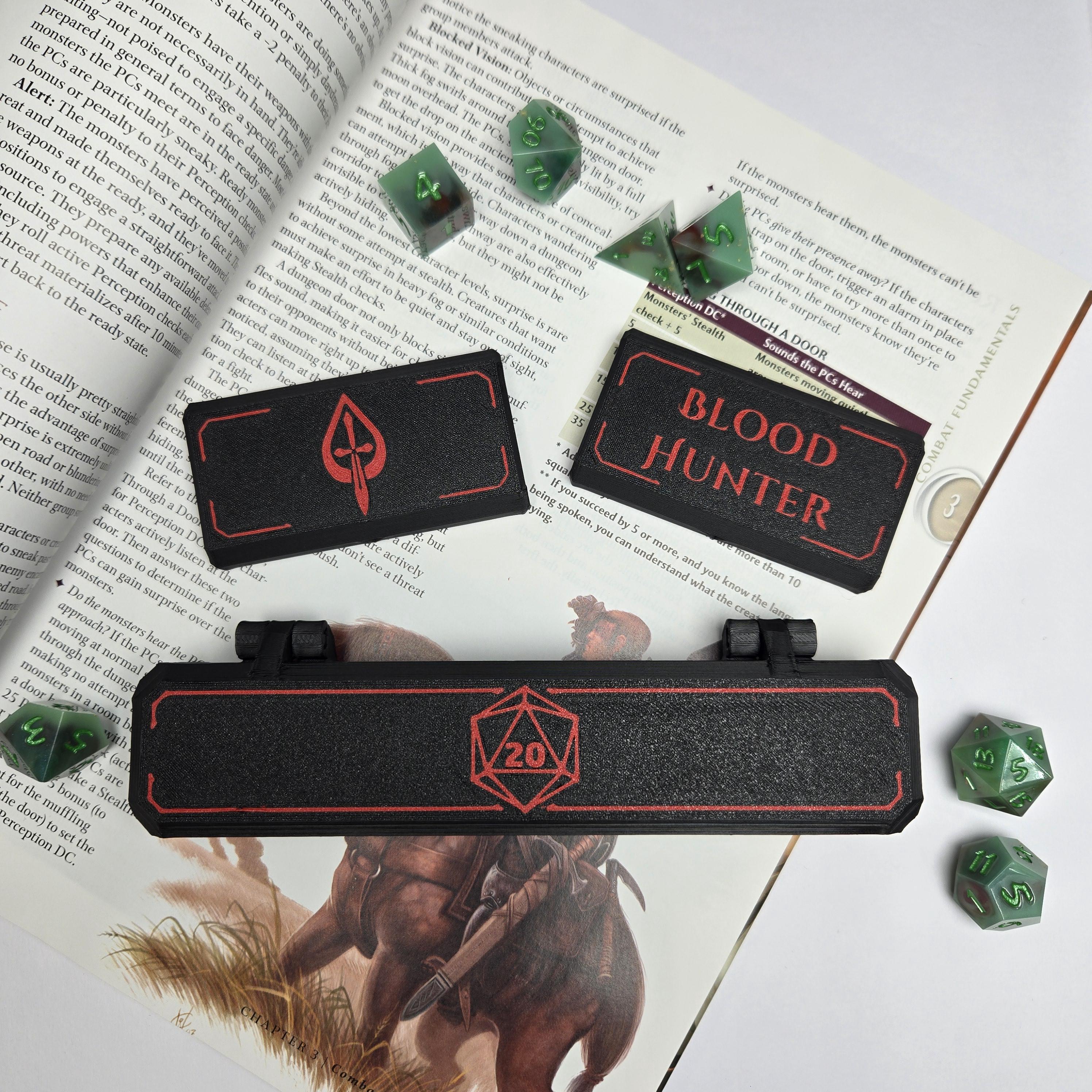 Blood Hunter themed Dice Case