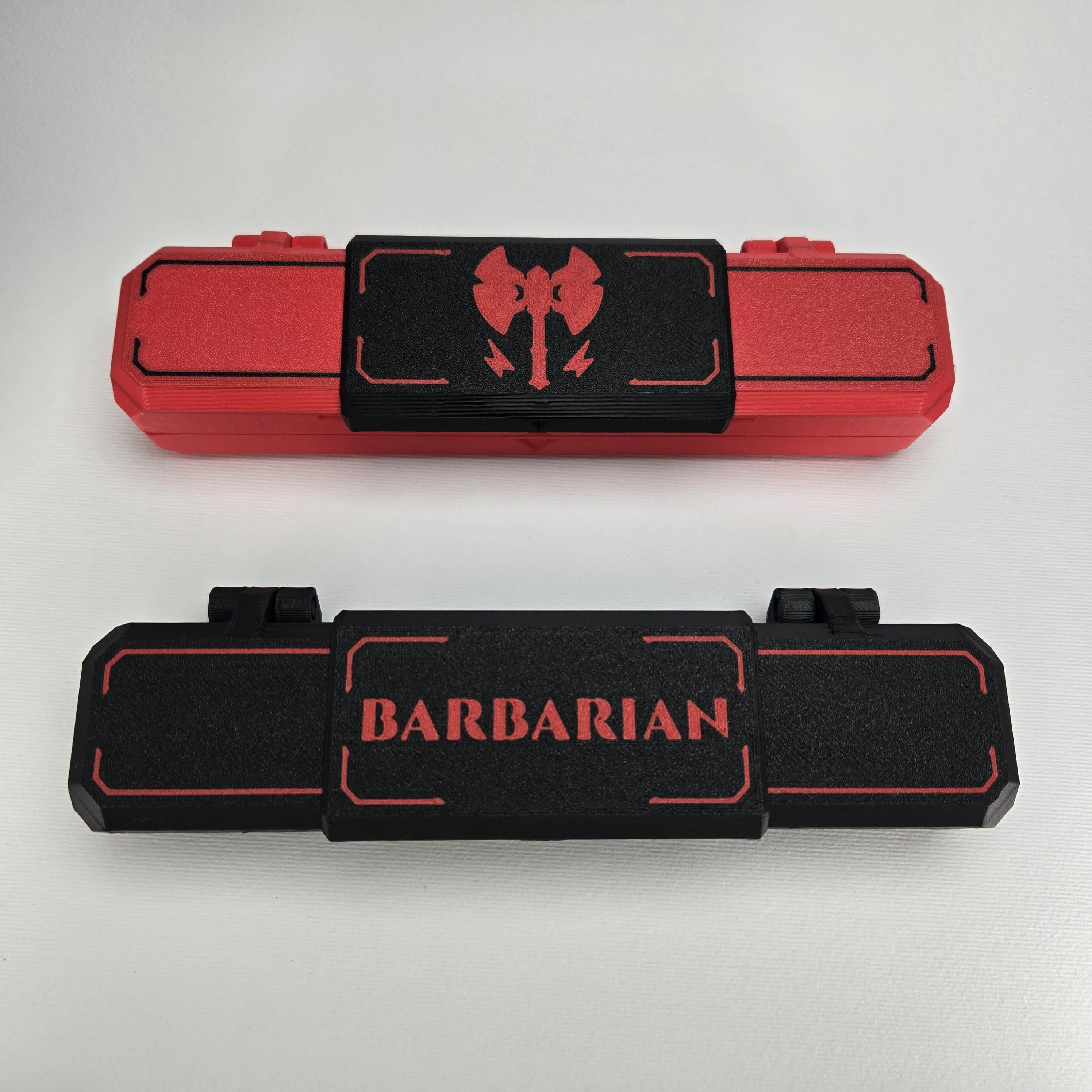 Barbarian themed Dice Case