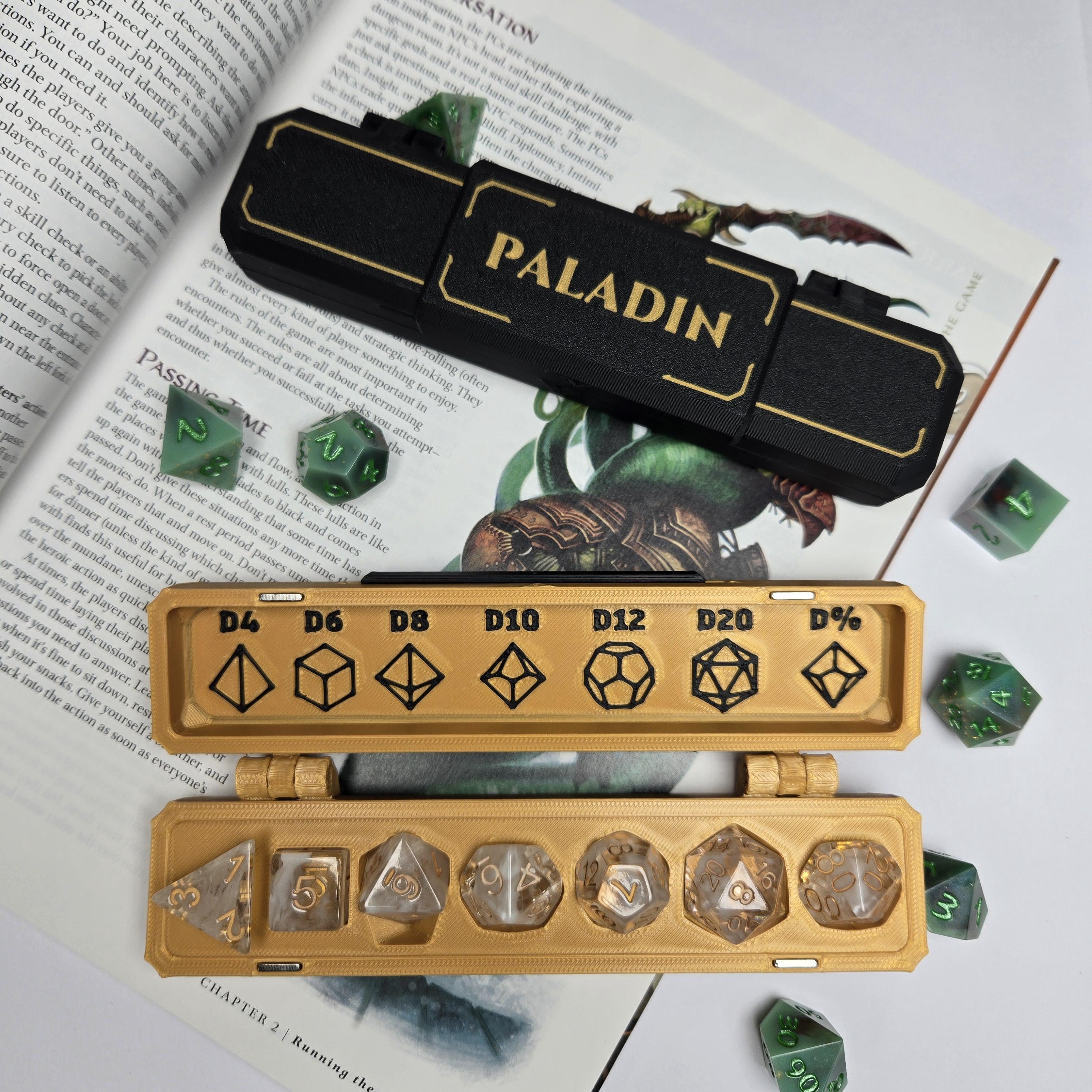 Paladin themed Dice Case