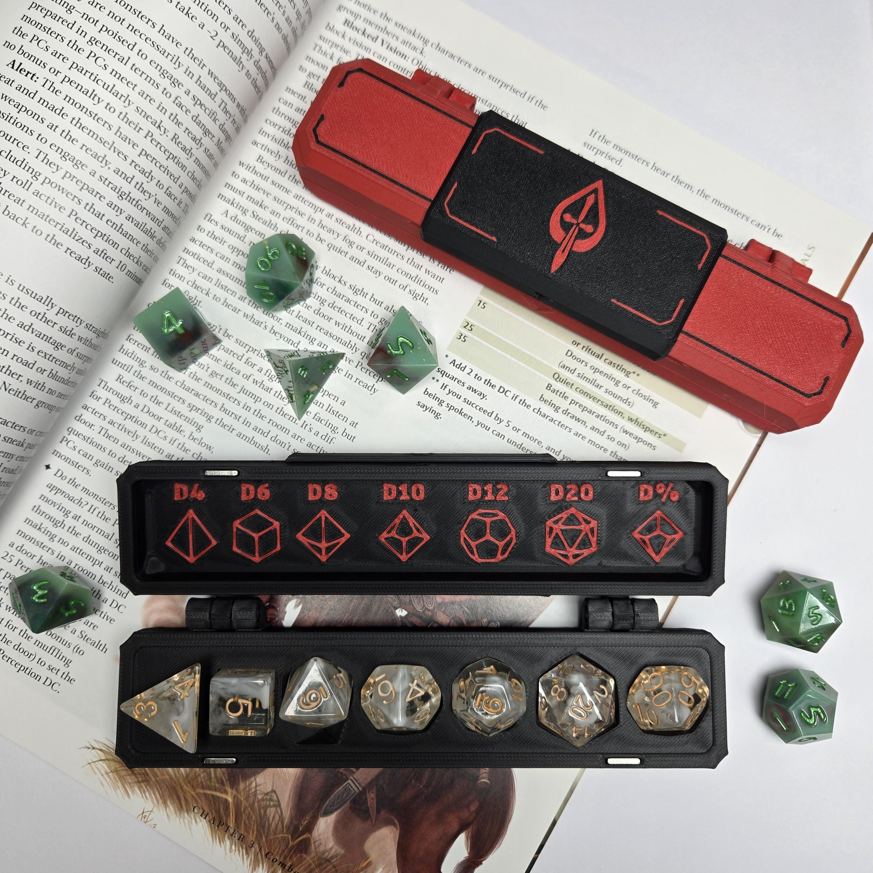 Blood Hunter themed Dice Case