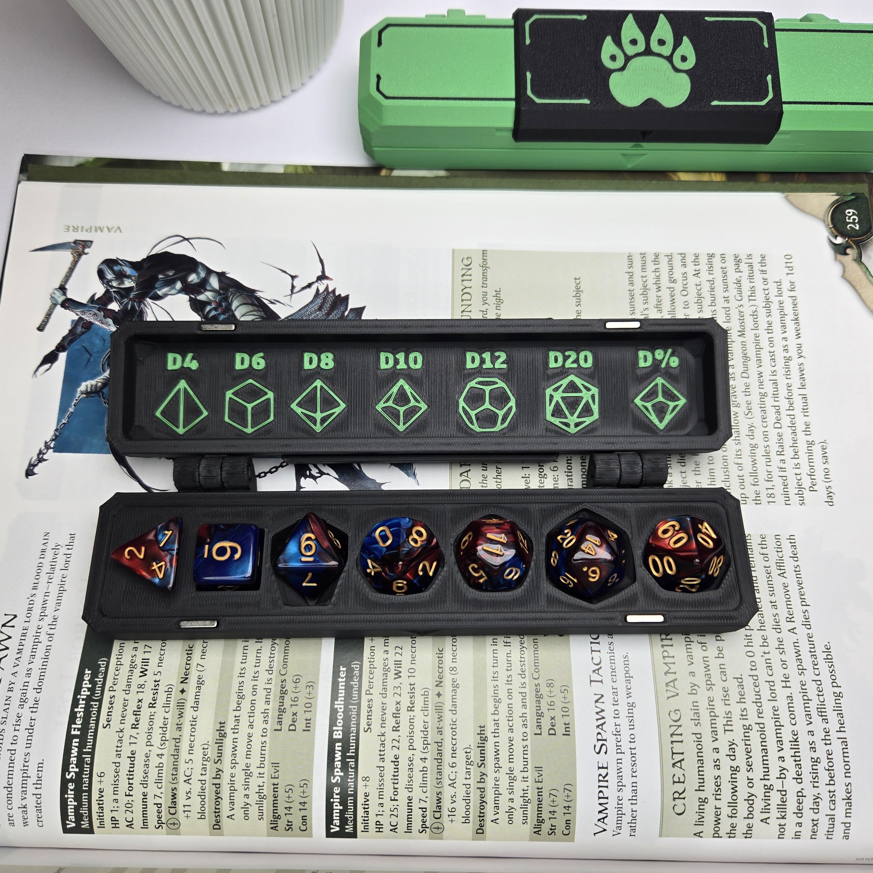 Druid themed Dice Case